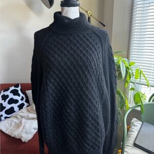 Vince Black Turtleneck Sweater